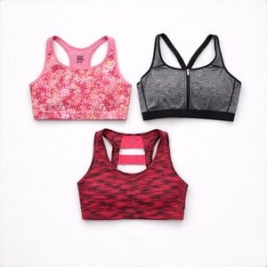Nike Pink, Victoria’s Secret Gray and pink Sports Bras Small